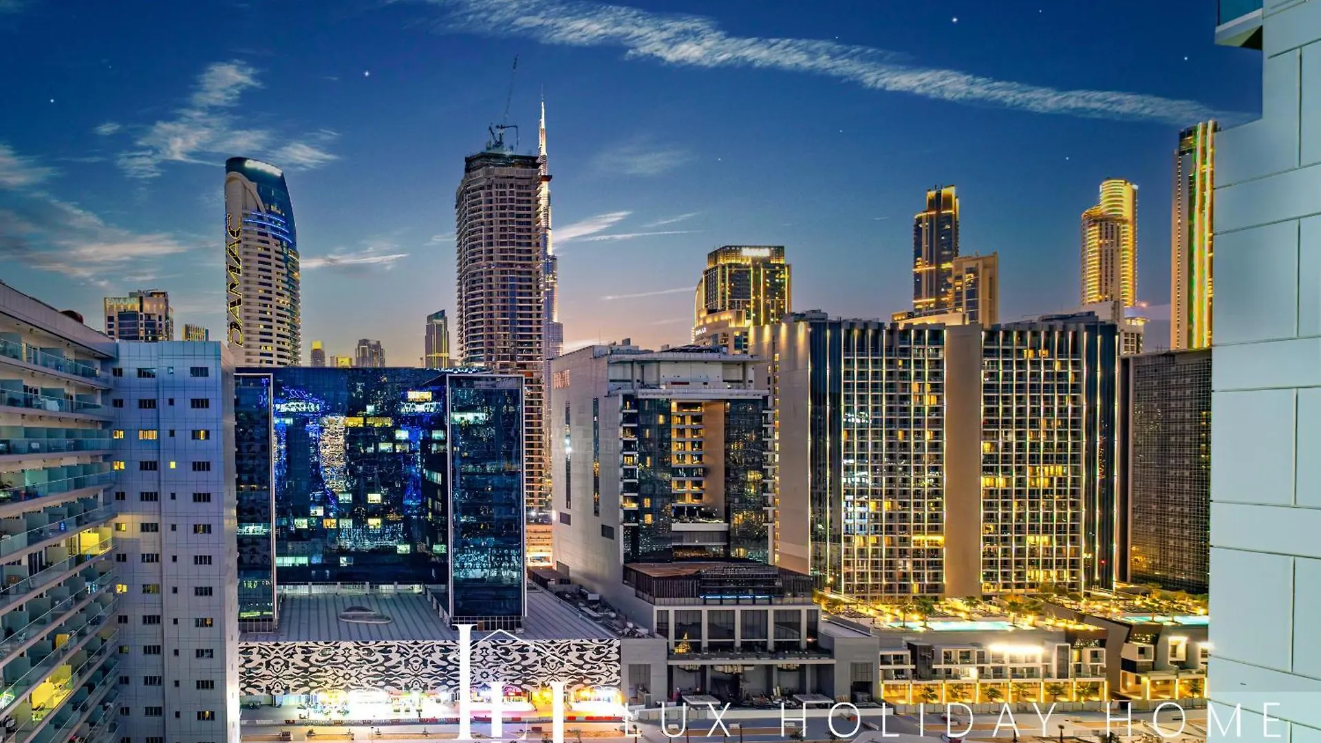 Lux The Majestine Burj Khalifa View Studio Dubai Apartment